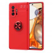 Xiaomi Mi 11T 5G Kılıf Yüzüklü Kamera Korumalı Range Silikon Kılıf - 2