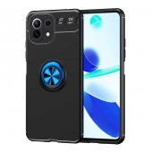 Xiaomi Mi 11 Lite Kılıf Yüzüklü Kamera Korumalı Range Silikon Kılıf - 5