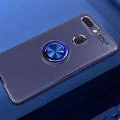 Xiaomi Mi 8 Lite Kılıf Yüzüklü Kamera Korumalı Range Silikon Kılıf - 3