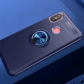 Xiaomi Mi A2 Lite Kılıf Yüzüklü Kamera Korumalı Range Silikon Kılıf - 3