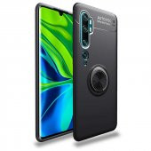 Xiaomi Mi Note 10 Kılıf Yüzüklü Kamera Korumalı Range Silikon Kılıf - 1