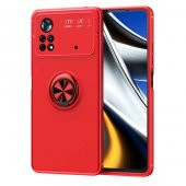 Xiaomi Poco X4 Pro 5G Kılıf Yüzüklü Kamera Korumalı Range Silikon Kılıf - 2