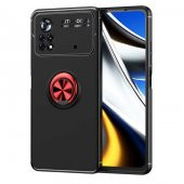 Xiaomi Poco X4 Pro 5G Kılıf Yüzüklü Kamera Korumalı Range Silikon Kılıf - 4