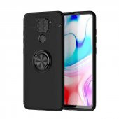 Xiaomi Redmi Note 9 Kılıf Yüzüklü Kamera Korumalı Range Silikon Kılıf - 1