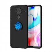 Xiaomi Redmi Note 9 Kılıf Yüzüklü Kamera Korumalı Range Silikon Kılıf - 5