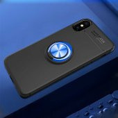 Apple iPhone X Kılıf Yüzüklü Kamera Korumalı Range Silikon Kılıf - 5