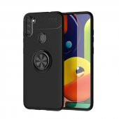 Samsung Galaxy A21 Kılıf Yüzüklü Kamera Korumalı Range Silikon Kılıf - 1