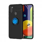Samsung Galaxy A21 Kılıf Yüzüklü Kamera Korumalı Range Silikon Kılıf - 5