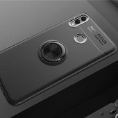 Huawei Honor 8C Kılıf Yüzüklü Kamera Korumalı Range Silikon Kılıf - 1