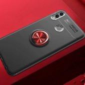 Huawei Honor 8C Kılıf Yüzüklü Kamera Korumalı Range Silikon Kılıf - 4