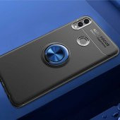 Huawei Honor 8C Kılıf Yüzüklü Kamera Korumalı Range Silikon Kılıf - 5