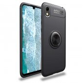 Huawei Y5 2019 Kılıf Yüzüklü Kamera Korumalı Range Silikon Kılıf - 1