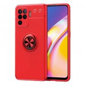 Oppo Reno 5 Lite Kılıf Yüzüklü Kamera Korumalı Range Silikon Kılıf - 2