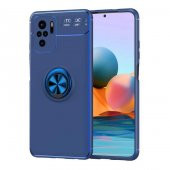 Xiaomi Redmi Note 10S Kılıf Yüzüklü Kamera Korumalı Range Silikon Kılıf - 3