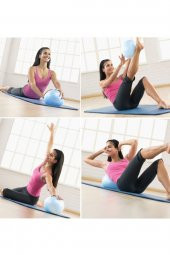 25 cm Pembe Pilates Fitness Denge Egzersiz Topu - 3