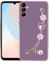 Samsung Galaxy A24 Kılıf El Tutamaçlı Kamera Korumalı Taka Silikon Kapak - 2