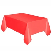 Masa Örtüsü Plastik 120*180cm Düz Kırmızı - 1