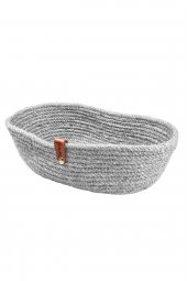 Koza - Oval Sepet Büyük Gri - 1