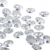 ASFOUR Çift Delikli Octagon 14 mm Kristal Cam Avize Taşı 5 li Paket - 1