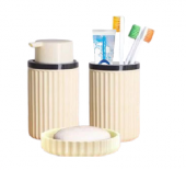 3lü Banyo Seti Krem - 1