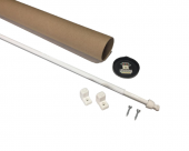 Briz Çubuğu 80 - 100 cm  Ayarlanabilir Alüminyum Kapı Pencere Briz Çubuğu TEKLİ PAKET - 2