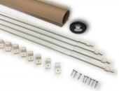 Briz Çubuğu 80 - 100 cm  4 LÜ PAKET Ayarlanabilir Alüminyum Kapı Pencere Briz Çubuğu - 1
