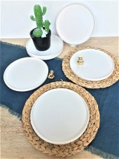 Stackable Mat Beyaz 6 Parça 6 Kişilik Servis Kahvaltı Takımı - 2