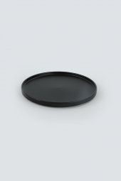 Mat Siyah Stackable Servis Tabağı 27 cm 6 Adet - 4