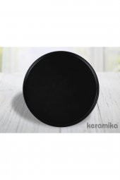 27 Cm Stackable Servis Tabağı Mat Siyah - 2