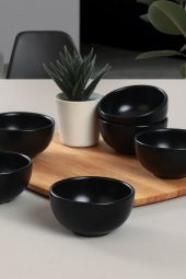 Mat Siyah Çerezlik / Sosluk 8 Cm 6 Adet - 1