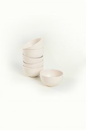 Mat Beyaz Çerezlik / Sosluk 8 Cm 6 Adet - 3