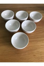 8 Cm Çerezlik Beyaz Mat 6 Adet - 1