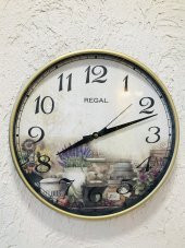 Ultima Regal 0638 B6 Vintage Desen Mutfak Duvar Saati - 1