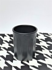 Kaşıklık Dik 14 Cm Mat Siyah Seramik - 1