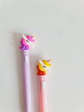 Renkli Emojili Işıklı Tükenmez Kalem 2 Li - 1