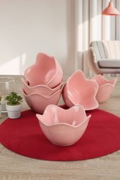 Açık Pembe Zambak Çerezlik Sosluk 12 cm 6 Adet - 1