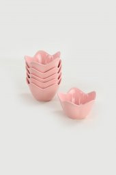 Açık Pembe Zambak Çerezlik Sosluk 12 cm 6 Adet - 2