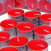 Tealight Mum Kırmızı 50li - 1