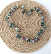 Kolye Kırık Doğal Taş Kolye Gerdanlık Çakra Enerji Takı Aksesuar thumbnail 2