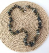 Kolye Kırık Doğal Taş Kolye Gerdanlık Çakra Enerji Takı Aksesuar thumbnail 3