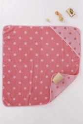 PEMBE PUANTİYELİ 80X80 BEBEK KUNDAK - 2