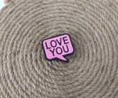 Terlik Ayakkabı Sandalet Tokası Love You 1 Adet Silikon Kız Erkek Aksesuar Hediye - 2