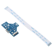 JDS JDM 001 Soket ve 14 Pin Flex Kablo PS4 Kol Tamiri Şarj Soketi 14pin Flex Set - 1