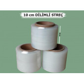 Kaliteli Ürün Dilimlik Palet Şeffaf Streç 10 cm 100 Metre 24 Adet - 1