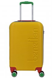 United Colors Of Benetton Lüx Abs Kabin Boy Valiz Sarı BNT500 thumbnail 2