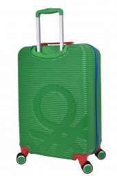 United Colors Of Benetton Lüx Abs 2li Valiz Seti Orta Boy - Kabin Boy Yeşil BNT500 thumbnail 4