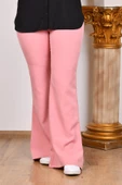 Tripen 2173 Pudra Geniş Paça Kadın Pantolon - 1