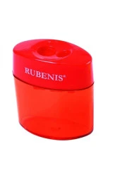 Rubenis Kalemtraş Elips Çift Açacaklı Kalemtıraş Karışık Renk (24 Lü Paket) - 2