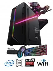 Ramtech DG111 İ5-3470 16GB RAM 256GB SSD 500 GB HDD R7 240-4GB Oyuncu PC - 1