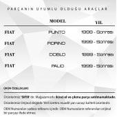 Fiat Doblo Punto Fiorino Palio Albea için Bagaj Kilit Tamir Parça - 2